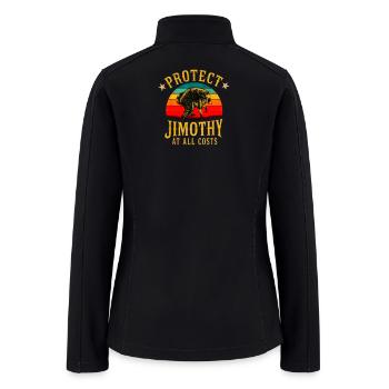 Protect Jimothy at All Costs - Women’s Soft Shell Jacket - black - Back