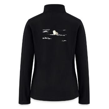 Silent Arctic Ground Squirrel - Women’s Soft Shell Jacket - black - Back