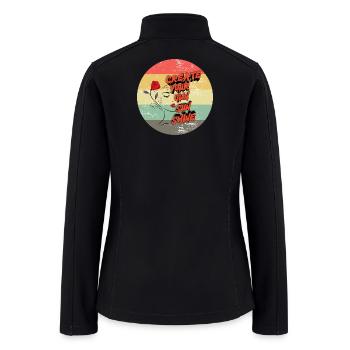 Create Your Own Shine - Women’s Soft Shell Jacket - black - Back