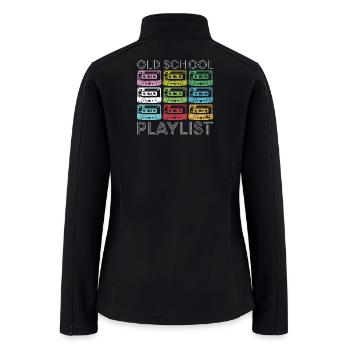Old School Cassette Color Grid - Women’s Soft Shell Jacket - black - Back