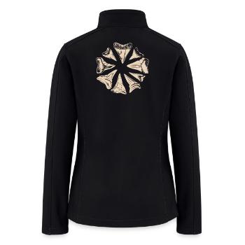 Shark Teeth Collector Fossil Sharks - Women’s Soft Shell Jacket - black - Back