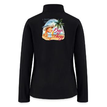 A sassy day keeps the basic away - Women’s Soft Shell Jacket - black - Back