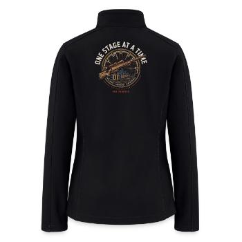PRS Shooter – One Stage At A Time - Women’s Soft Shell Jacket - black - Back