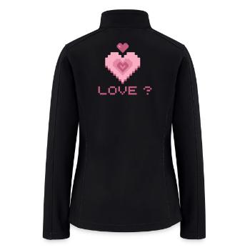 Love - Women’s Soft Shell Jacket - black - Back