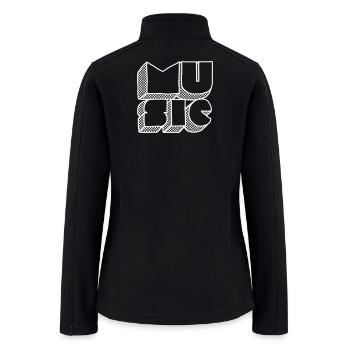 Don’t Stop the Music Club Night - Women’s Soft Shell Jacket - black - Back