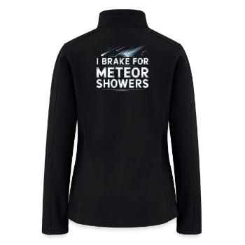 Astronomer Galaxy Outerspace Universe Astronomy - Women’s Soft Shell Jacket - black - Back