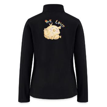 Chubby Zen Duck - Women’s Soft Shell Jacket - black - Back