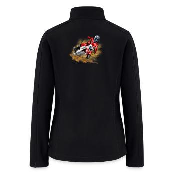 Motocross - Women’s Soft Shell Jacket - black - Back