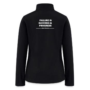 motivational quotes for success - Women’s Soft Shell Jacket - black - Back