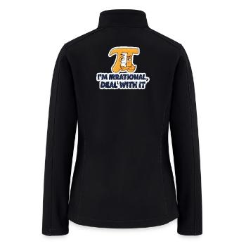 pi Deal With It Tee - Women’s Soft Shell Jacket - black - Back