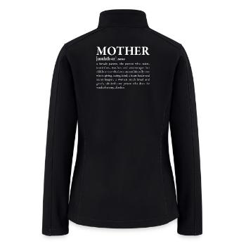 Mother - Women’s Soft Shell Jacket - black - Back
