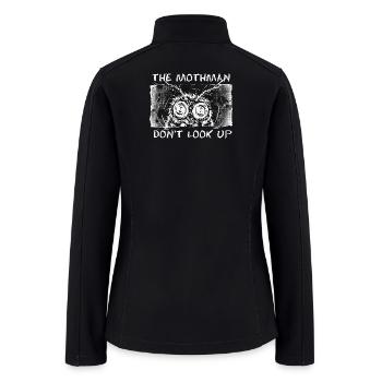 The Mothman - Hypnotic Grunge Cryptid - Women’s Soft Shell Jacket - black - Back