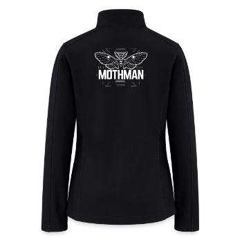  Mothman Cryptid Urban Legend Paranormal Night - Women’s Soft Shell Jacket - black - Back
