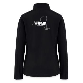 New York Home - Women’s Soft Shell Jacket - black - Back