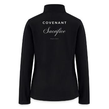 Covenant Sacrifice - Women’s Soft Shell Jacket - black - Back