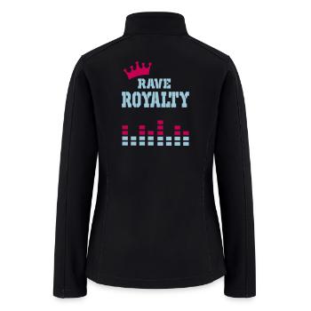 royalty rave - Women’s Soft Shell Jacket - black - Back
