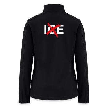 anti ice - Women’s Soft Shell Jacket - black - Back