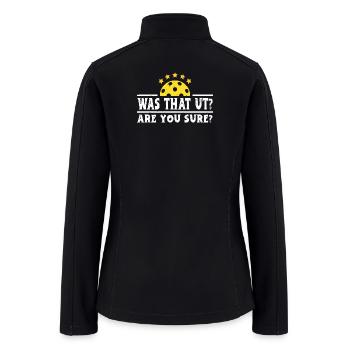 Moon Cheese Question: Was That It? - Women’s Soft Shell Jacket - black - Back