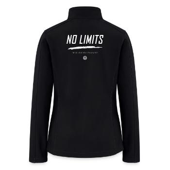 No Limits Break Boundaries - Women’s Soft Shell Jacket - black - Back