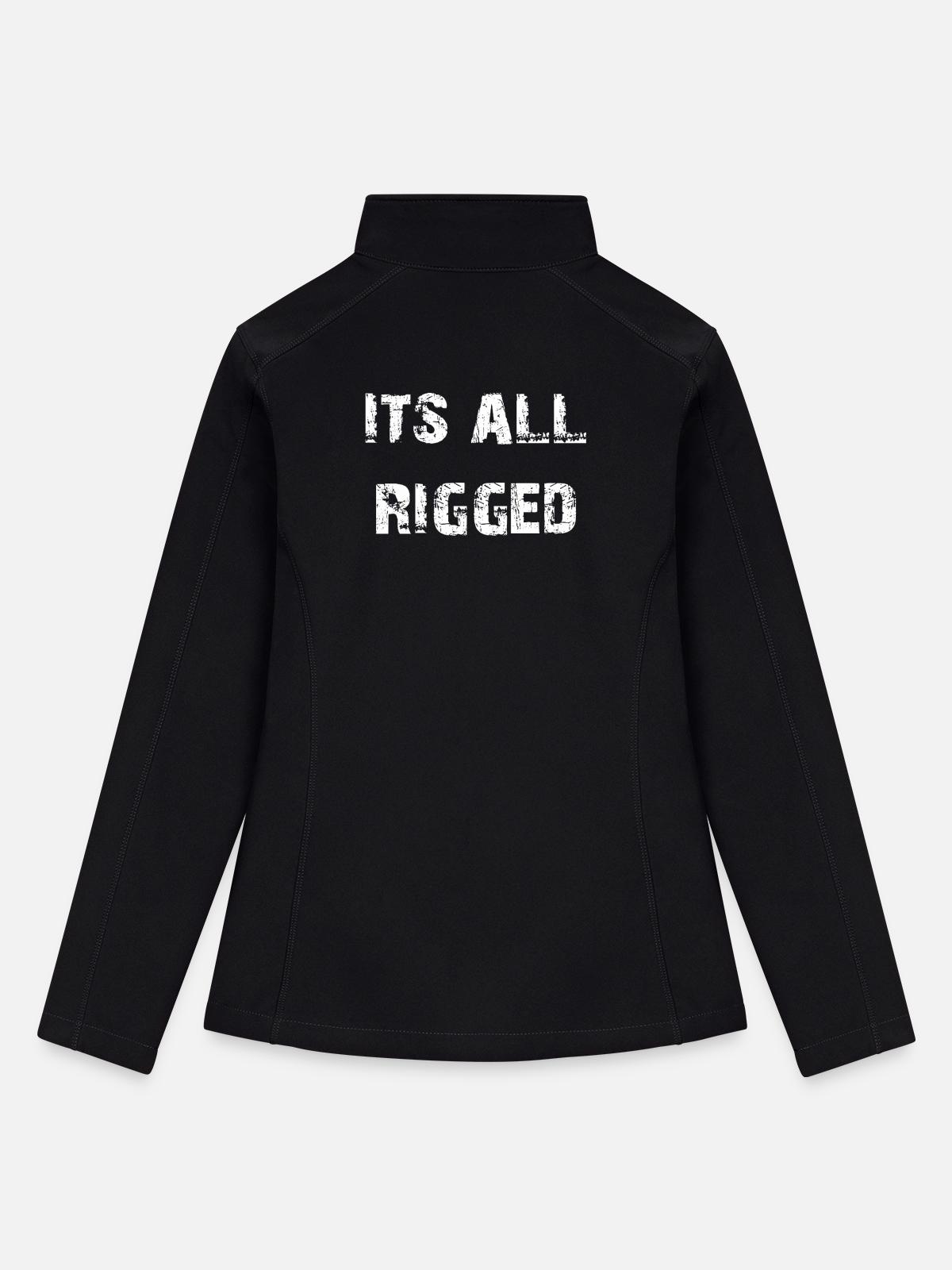 It's All Rigged - Women’s Soft Shell Jacket - black - Back