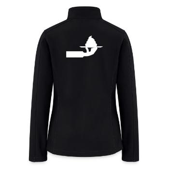 A Serving of Poop - Women’s Soft Shell Jacket - black - Back