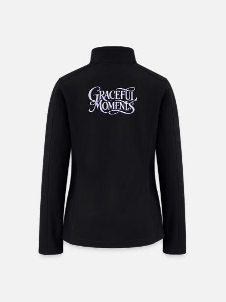 Graceful Moments Script - Women’s Soft Shell Jacket - black