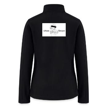 Urban Senpai Manga Embrace - Women’s Soft Shell Jacket - black - Back