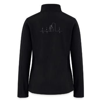 Heartbeat Peak Climber - Women’s Soft Shell Jacket - black - Back