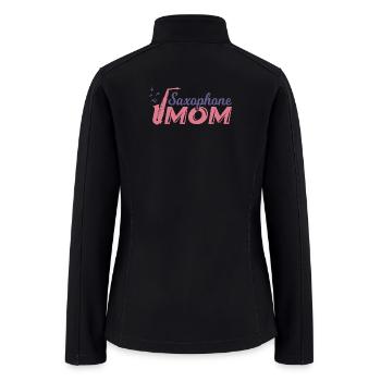 Saxophone Mom - Women’s Soft Shell Jacket - black - Back