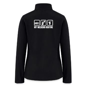 Breakdancer Weekend - Women’s Soft Shell Jacket - black - Back