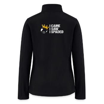 Spades Card Game King Of Spade - Women’s Soft Shell Jacket - black - Back