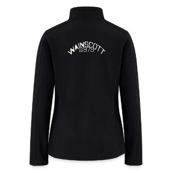 Wainscott 11975 The Hamptons Eastern Long Island  - Women’s Soft Shell Jacket - black - Back