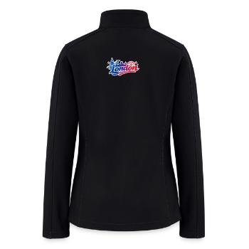 London Skyline Splash - Women’s Soft Shell Jacket - black - Back