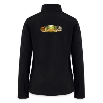 Beyond the Burger - Women’s Soft Shell Jacket - black - Back