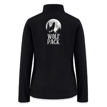 Wolf Pack - Women’s Soft Shell Jacket - black - Back