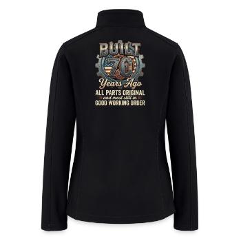 Built 70 Years Ago Gear Heritage - Women’s Soft Shell Jacket - black - Back