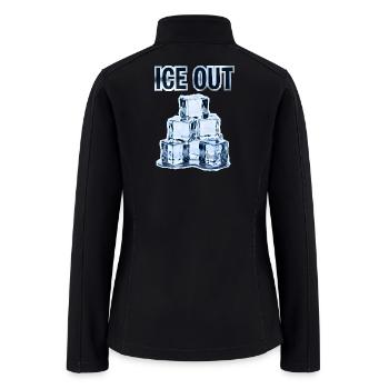 Ice Out  - Women’s Soft Shell Jacket - black - Back