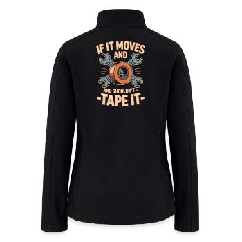 Mechanic Humor - Women’s Soft Shell Jacket - black - Back