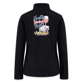 Teacher Weekend Mode Activated - Women’s Soft Shell Jacket - black - Back
