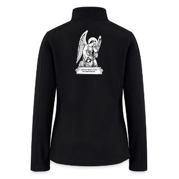 Angelic Rifle Guardian - Women’s Soft Shell Jacket - black - Back