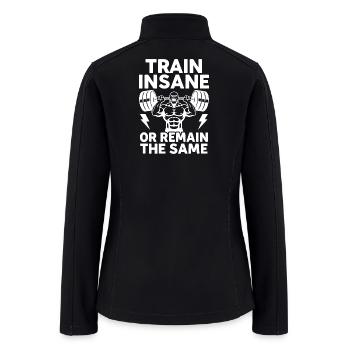 Inspiring Weightlifting Motivation Design - Women’s Soft Shell Jacket - black - Back