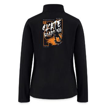 Skateboard NYC Vibe - Women’s Soft Shell Jacket - black - Back
