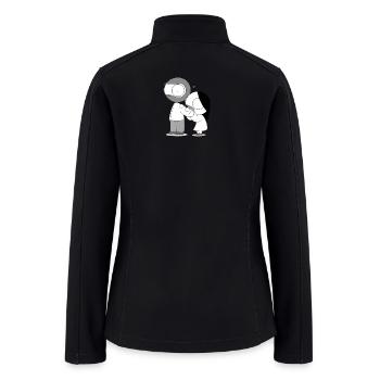 Romantic Pocket Catana and John - Women’s Soft Shell Jacket - black - Back