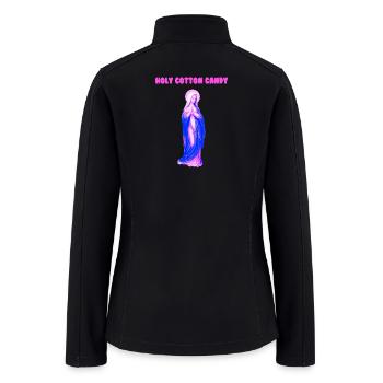 Holy Cotton Candy Virgin - Women’s Soft Shell Jacket - black - Back