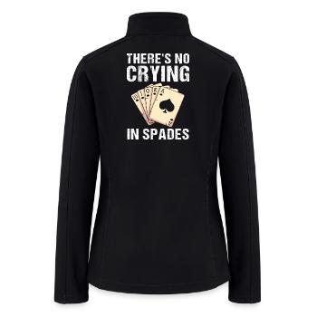 Spades Card Game Player Poker - Women’s Soft Shell Jacket - black - Back