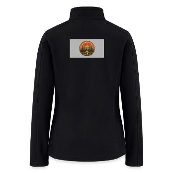 Mountains Calling Adventure Club Emblem - Women’s Soft Shell Jacket - black - Back