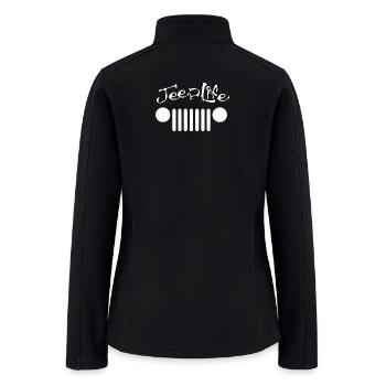 Jeep Life new - Women’s Soft Shell Jacket - black - Back