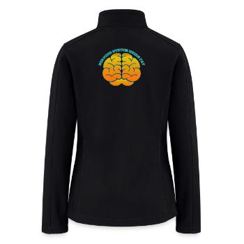 Nervous System Needs Fat - Women’s Soft Shell Jacket - black - Back