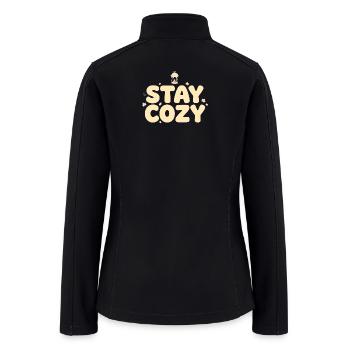 Stay Cozy Lantern Autumn - Women’s Soft Shell Jacket - black - Back