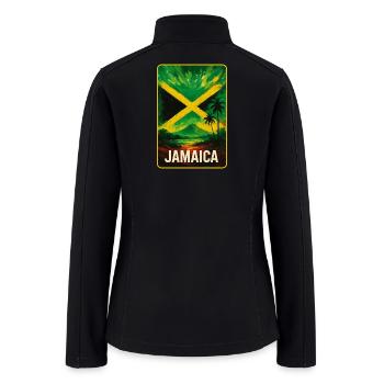 Jamaica Landscape Design - Women’s Soft Shell Jacket - black - Back